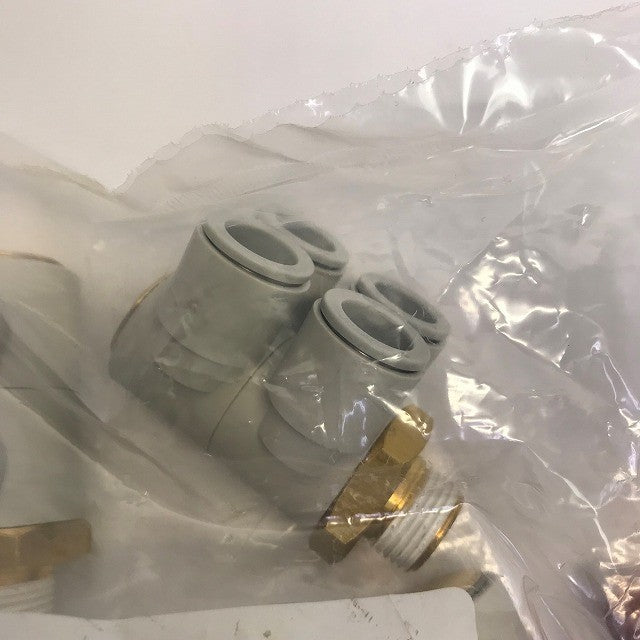 SMC　ワンタッチ管継手　ダブルブランチユニバーサルエルボ　KQ2ZD12-03AS