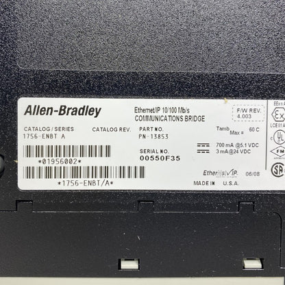 Allen-Bradley　コントローラー　1756-ENBT