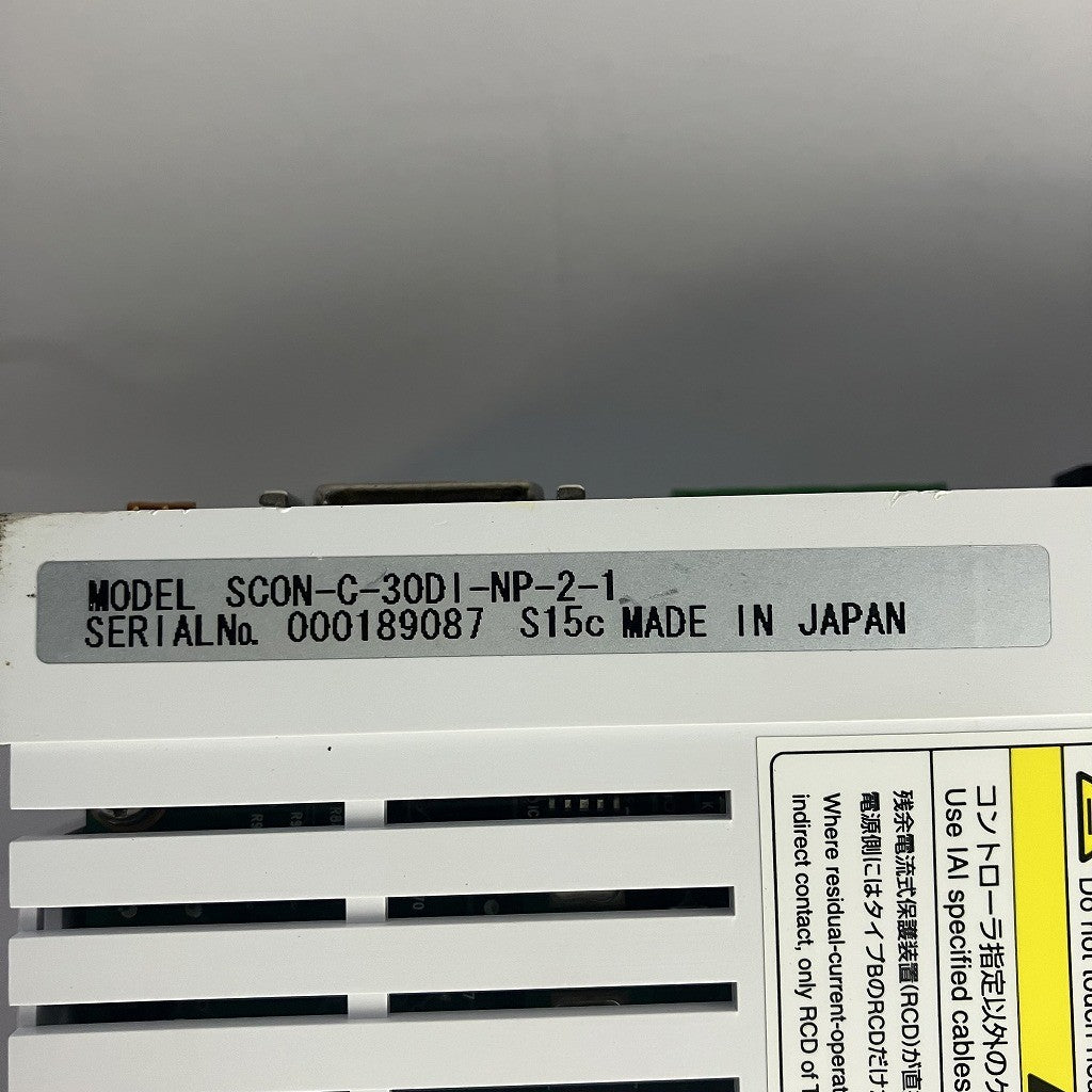 IAI　コントローラー　SCON-C-30DI-NP-2-1