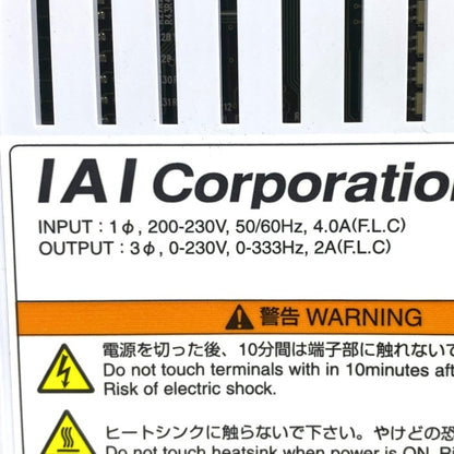 IAI　コントローラー　SCON-C-100A-CC-0-2