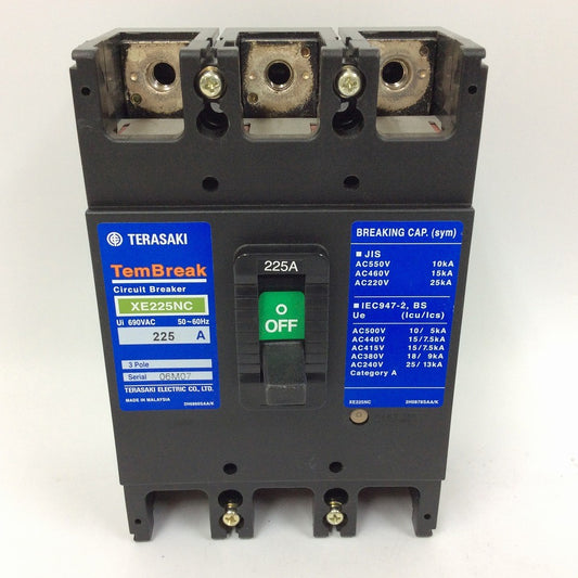 TERASAKI ブレーカー XE225NC 3POLE 225A