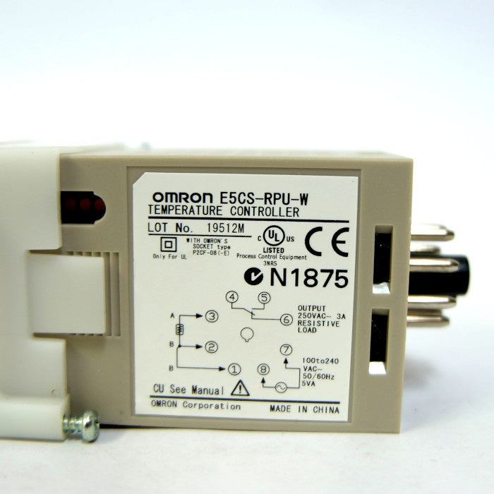 オムロン　電子温度調節器　E5CS-RPU-W