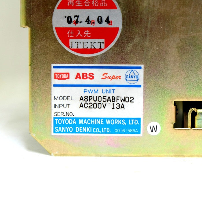 ジェイテクト　サーボアンプ（GC32）　A8PU05ABFW02