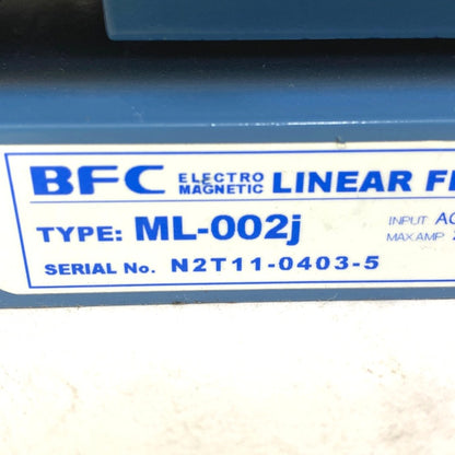 BFC　電磁リニアフィーダー　ML-002j