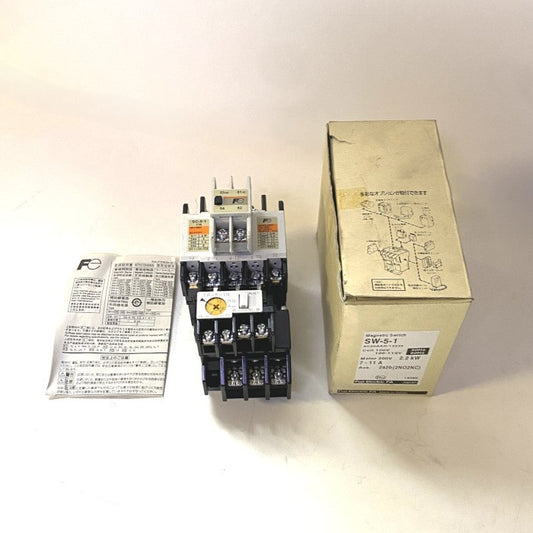 富士電機　電磁開閉器　SW-5-1 2.2kw 2a2b