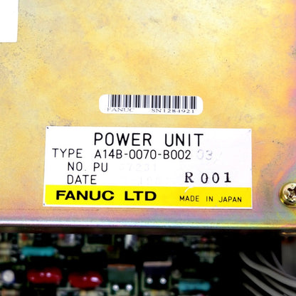 ファナック　パワーユニット　リビルト品　A14B-0070-B002-R