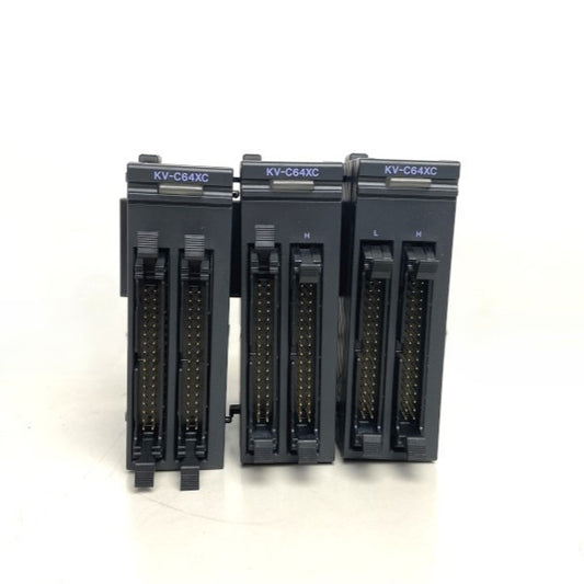キーエンス　入力ユニット　３個セット　KV-C64XC