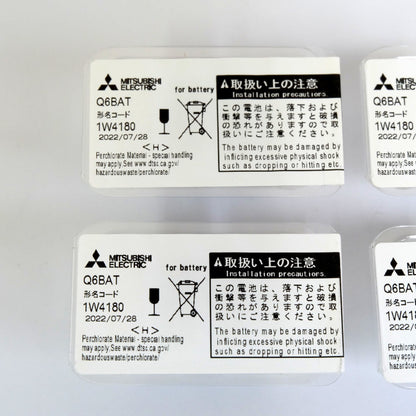 三菱電機　交換用バッテリー　6個入り　Q6BAT