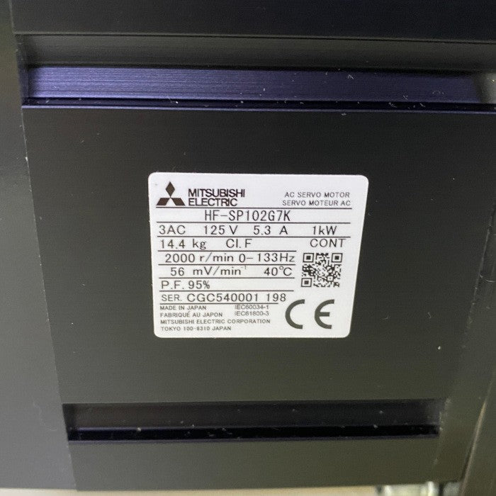 三菱電機　MELSERVO-J4 回転サーボモータ 　HF-SP102G7K