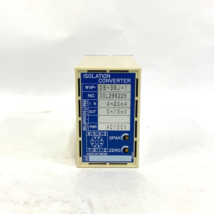 渡辺電機　絶縁変換器　WVP-DS-36J-1