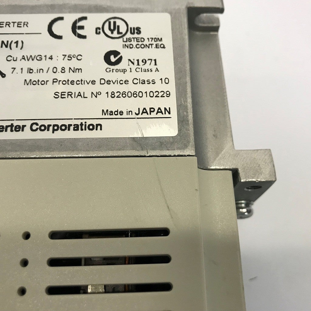 東芝　インバーター　VF-S9-2002PM-AN(1)
