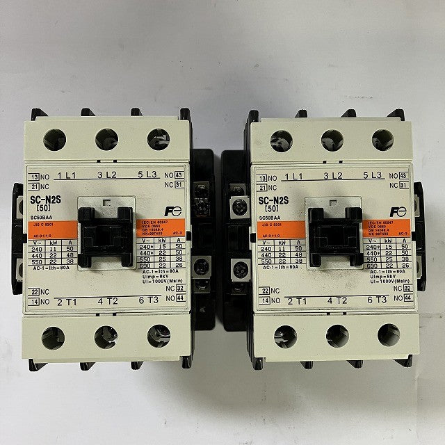 富士電機　電磁接触器　SC-N2S（コイル電圧100V）　2個セット