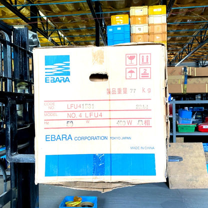 EBARA　送風機　LFU4型 消音ボックスタイプ 斜流 直動式　4LFU45.4S　50Hz