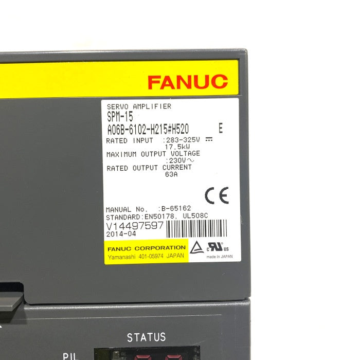 ファナック　ＡＣスピンドルモジュール　A06B-6102-H215#H520