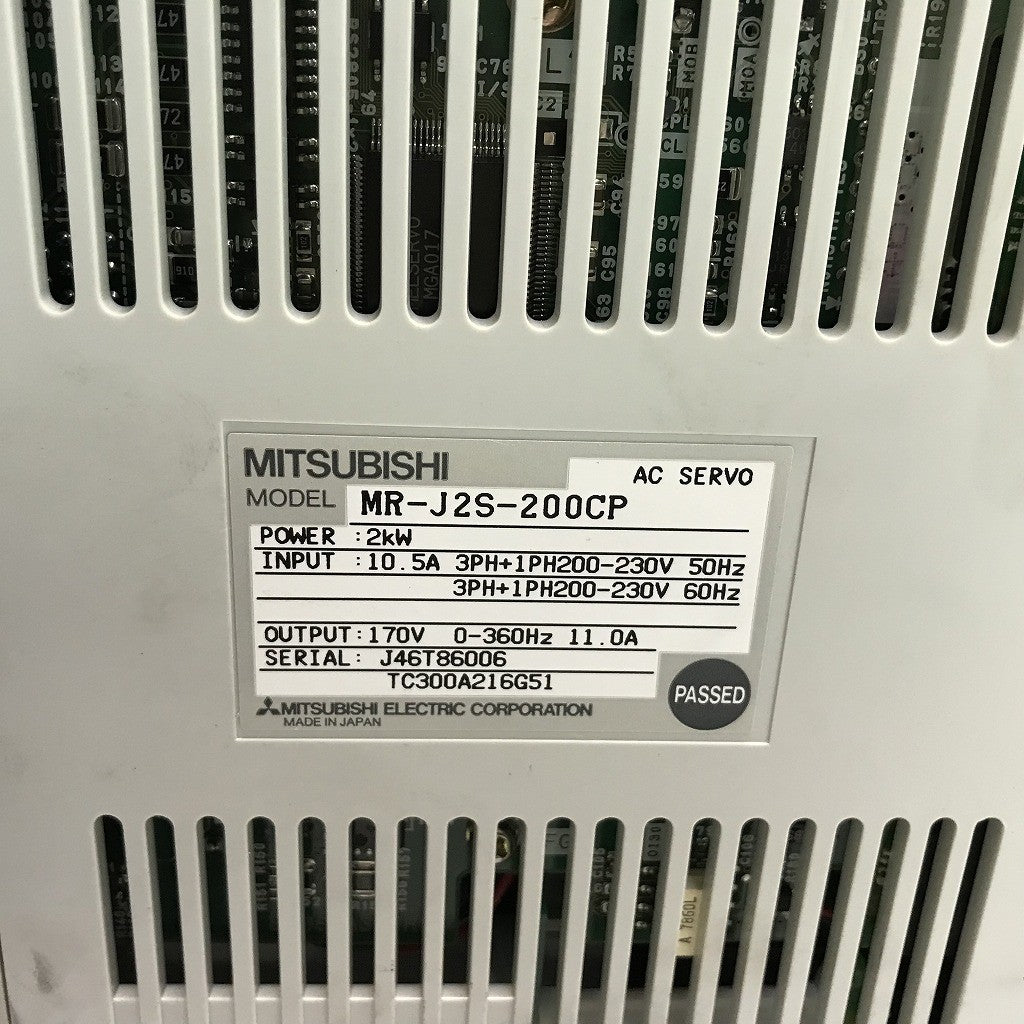 三菱電機　MELSERVO-J2-Superシリーズ　サーボアンプ　MR-J2S-200CP