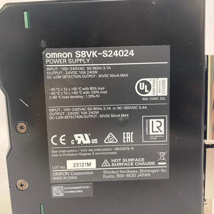 オムロン　スイッチングパワーサプライ　S8VK-S24024