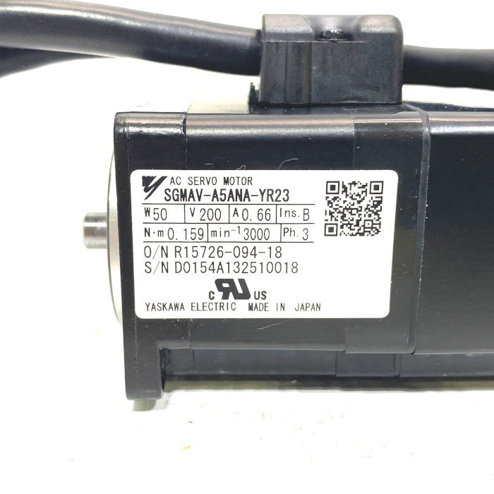 安川電機　ＢＴ軸サーボモーター　SGMAV-A5ANA-YR23