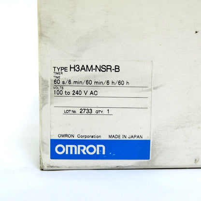 オムロン　タイマー　H3AM-NSR-B