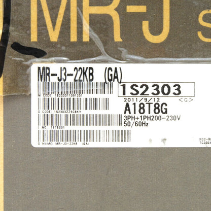 三菱電機　サーボアンプ　MR-J3-22KB(GA)