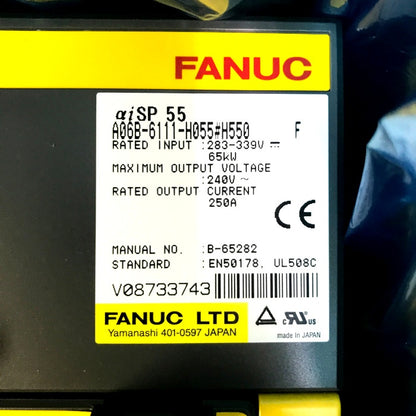 FANUC　ACピストンモジュール　A06B-6111-H055/H550