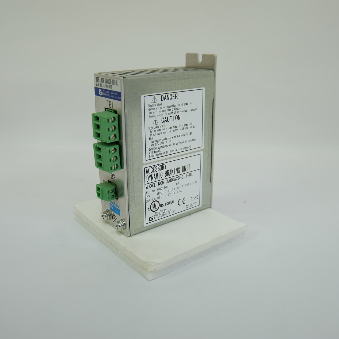CKD日機電装　ダイナミックブレーキユニット　NCR-XABCA2B-801-UL