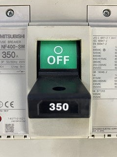 三菱電機　ノーヒューズ遮断器　NF400-SW 350A