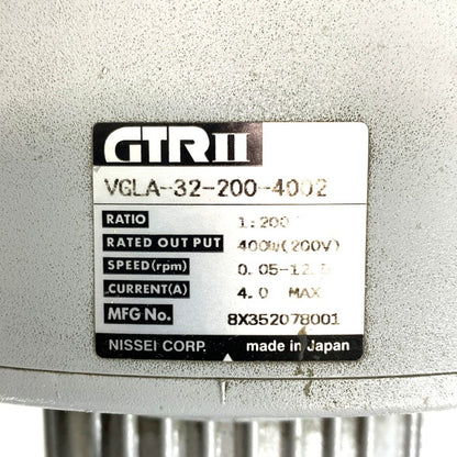 ニッセイ　ギヤモータ　VGLA-32-200-4002
