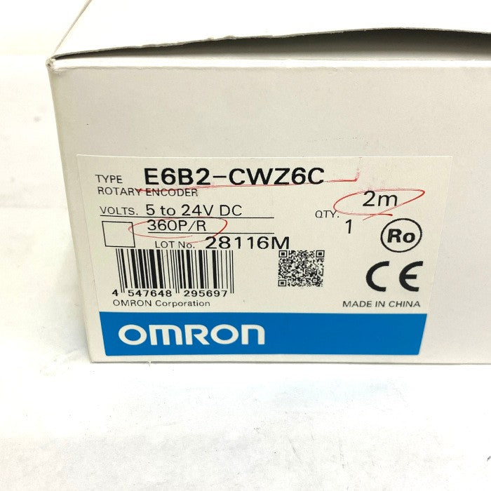 オムロン　ロータリエンコーダ　　E6B2-CWZ6C 360P/R 2M