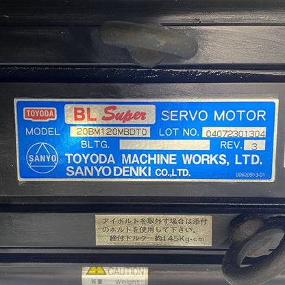 TOYODA　サーボモーター　20BM120MBDT0