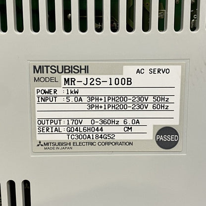 三菱電機　サーボアンプ　MR-J2S-100B
