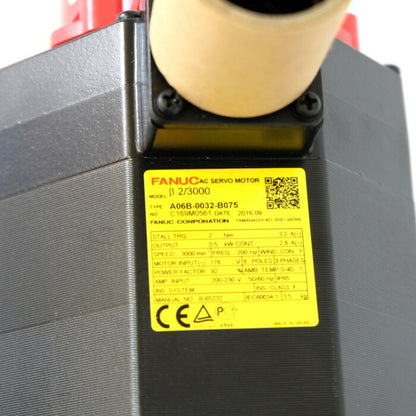 FANUC　サーボモーター　A06B-0032-B075