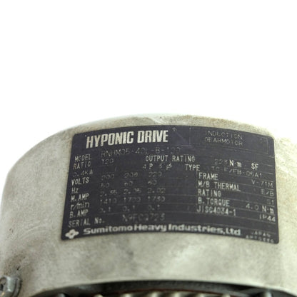 住友重機械工業　ハイポニック減速機　RNHM05-40L-B-120