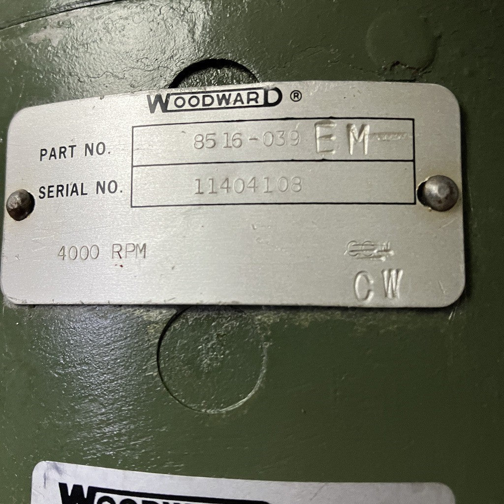 WOODWARD　ＴＧ－１３ガバナー　8516-039EM