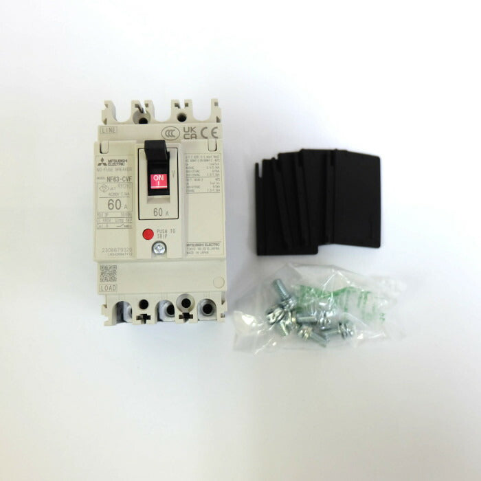 三菱電機　サーキットブレーカ3個セット　NF63-CVF 3P 60A