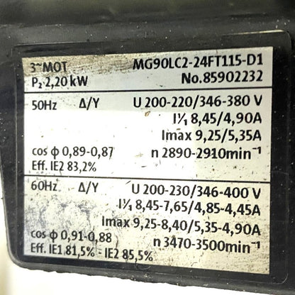 CRUNDFOS　クーラントポンプ　CR10-5 A-FJ-A-V-HQQV MG90LC2-24FT115-D1