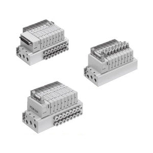 SMC 5ポートソレノイドバルブ ベース配管形 SY5000シリーズ SY5200R-5U1