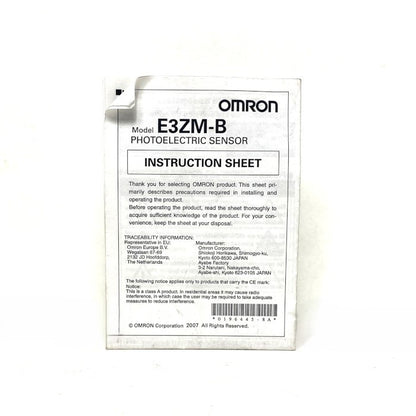 オムロン　光電スイッチ　E3ZM-B61T