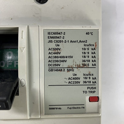 富士電機　ブレーカー　BW250EAG　3P 250A
