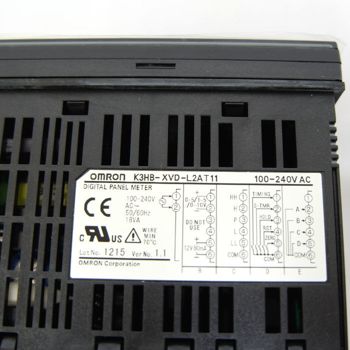 オムロン　リニアセンター　K3HB-XVD-L2AT11 AC100-240