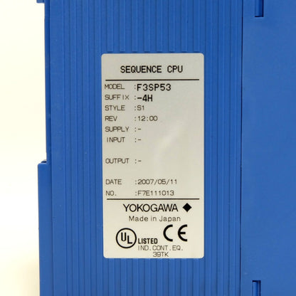 横河電機　CPUモジュール　F3SP53-4H
