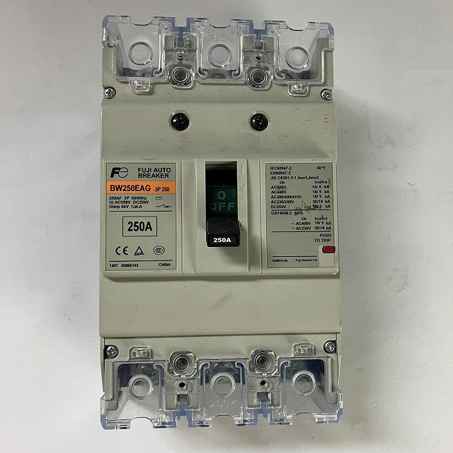 富士電機　ブレーカー　BW250EAG　3P 250A