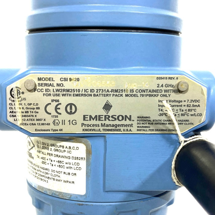 MERSON　無線式振動計　CSI9420