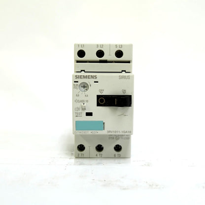 シーメンス　モーターブレーカー　3RV1011-1GA10(S00 4.50~6.30A)