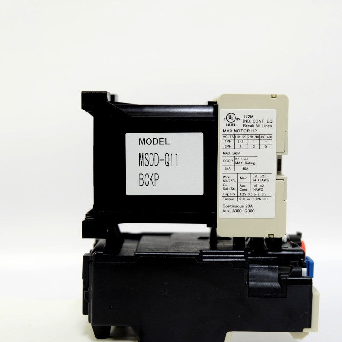 三菱電機　電磁開閉器　MSOD-Q11BCKP 0.35A DC24V