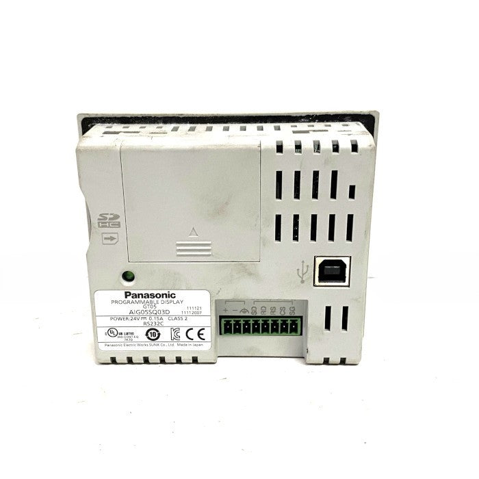 Panasonic　小型プログラマブル表示器　AIG05SQ03D