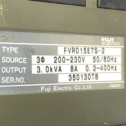 富士電機　インバーター　FVR015E7S-2