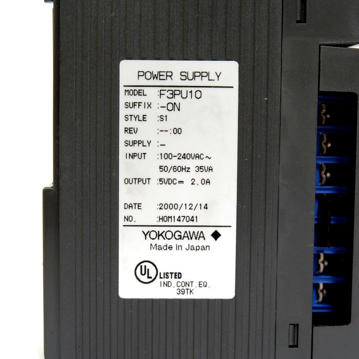 横河電機　電源モジュール　F3PU10-0N