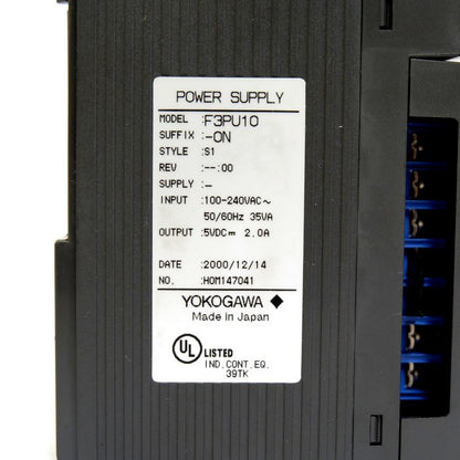 横河電機　電源モジュール　F3PU10-0N