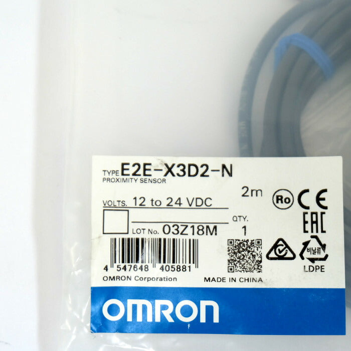 omron　スタンダードタイプ近接センサ　E2E-X3D2-N