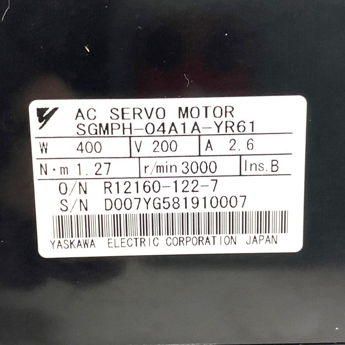 安川電機　サーボモーター(RBT軸)　SGMPH-04A1A-YR61